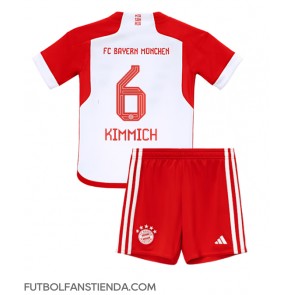 Bayern Munich Joshua Kimmich #6 Primera Equipación Niños 2023-24 Manga Corta (+ Pantalones cortos)